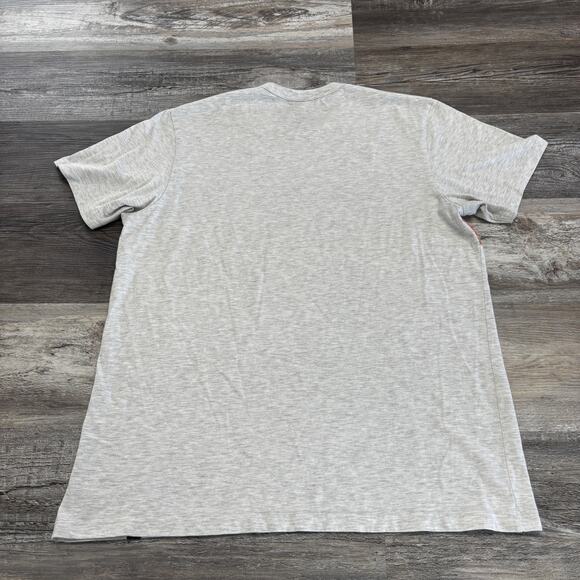 '47 Brand Cleveland Browns Heather Gray Mens L Brownie Elf‎ Chest Stripe T-Shirt - Picture 3 of 7